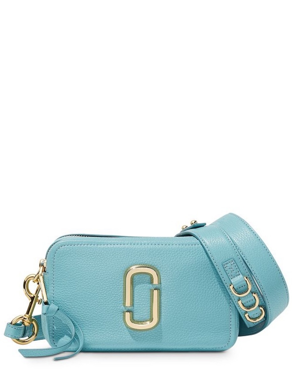 Marc Jacobs The Softshot 21 Bag in Pebbled Light Blue Leather